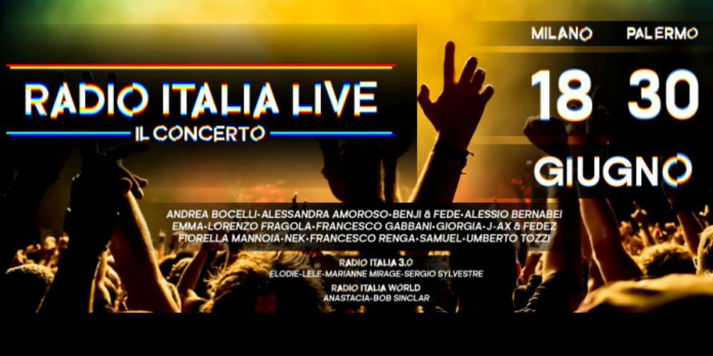 Svelato il cast del Radio Italia Live – Il Concerto 2017