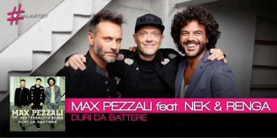 Max Pezzali festeggia i 25 anni di carriera con Nek e Francesco Renga