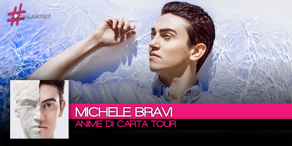 Michele Bravi, parte a novembre l’Anime di Carta Tour con la partecipazione di Federica Abbate