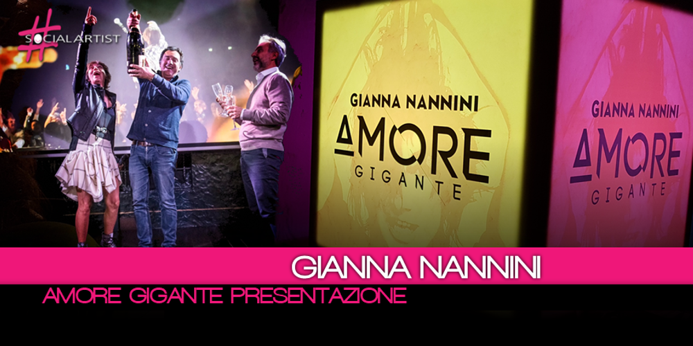 In arrivo il nuovo album di Gianna Nannini, le foto della presentazione di Amore Gigante