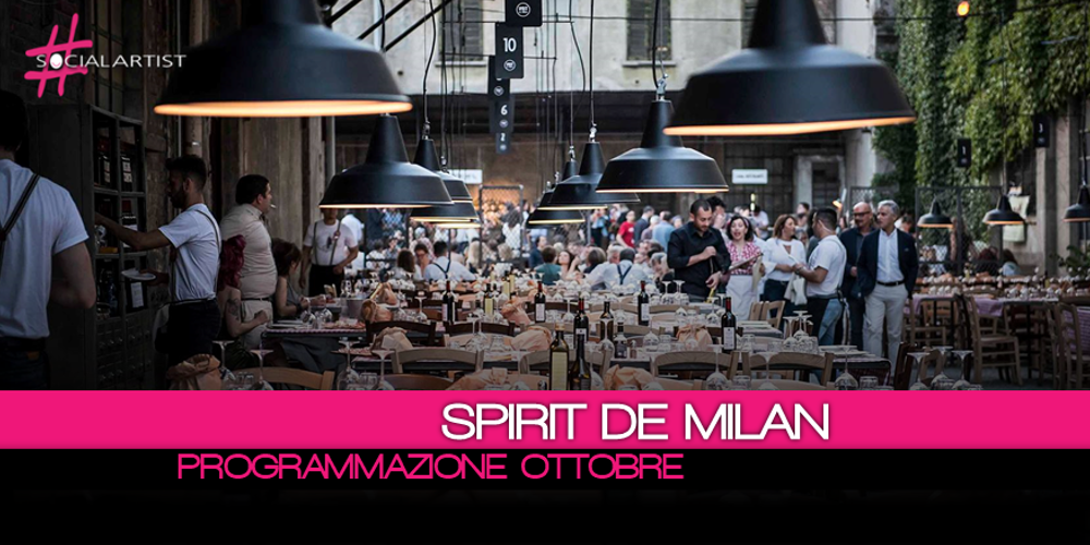 Programma di Ottobre del locale Spirit de Milan