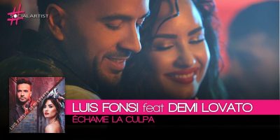 Luis Fonsi, dall’8 dicembre in radio il duetto con Demi Lovato, Échame la culpa