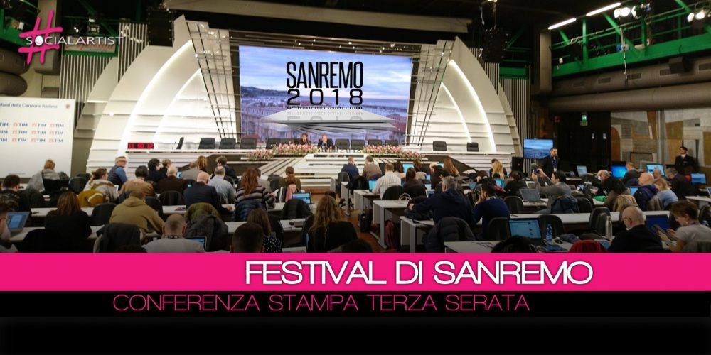 Conferenza Stampa Festival di Sanremo 2018 – 9 febbraio