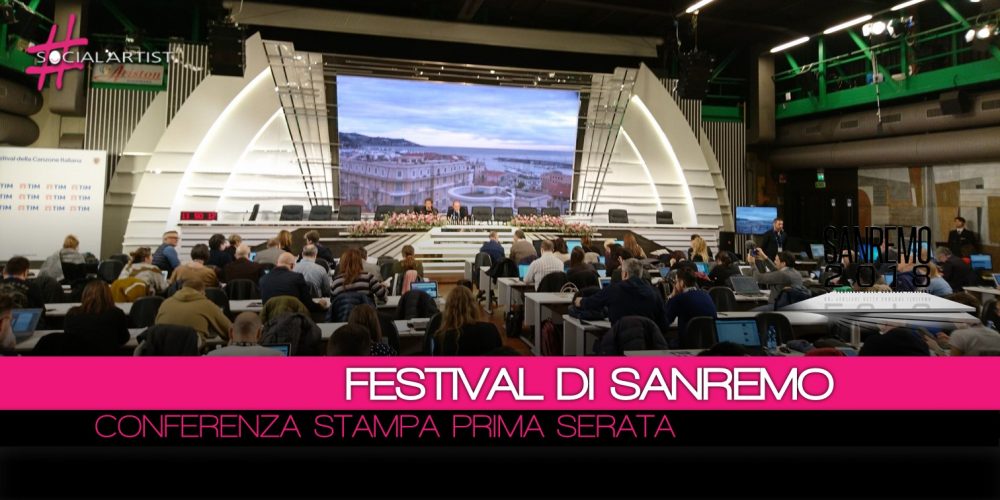 Conferenza Stampa Festival di Sanremo 2018 – 7 febbraio