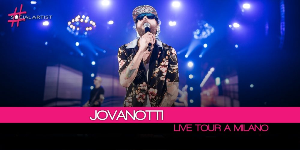 Jovanotti, ieri sera la prima del tour al Forum di Assago di Milano