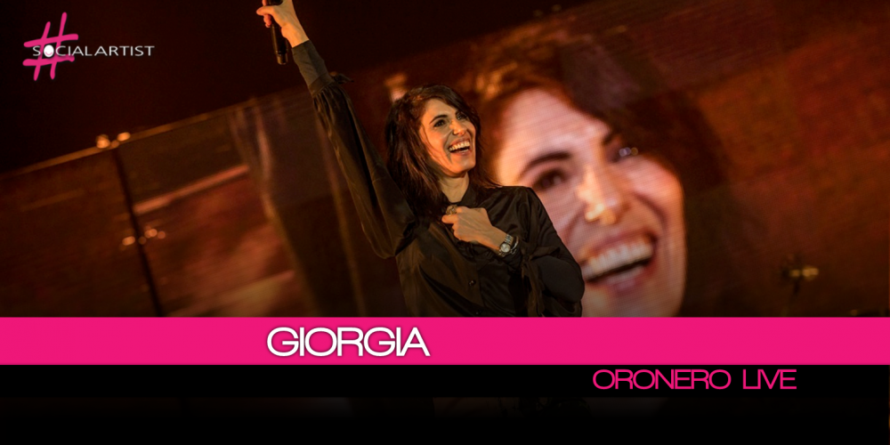 Giorgia, parte domani ORONERO live dal Palalottomatica di Roma