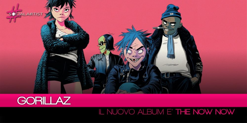 Gorillaz, da venerdì 29 giugno il nuovo album intitolato “The Now Now”