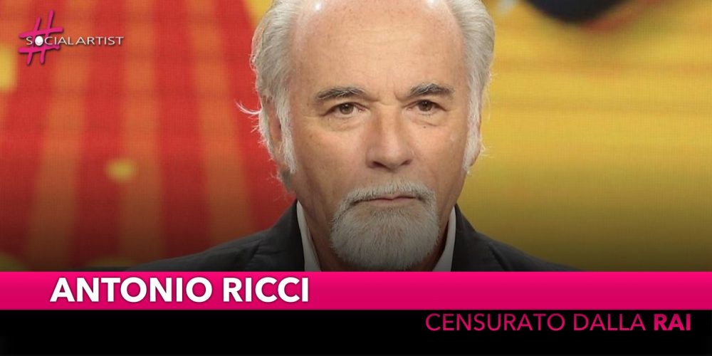 Antonio Ricci censurato da Rai2: “la presenza di Ricci non è gradita nei programmi Rai”