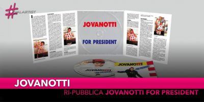 Jovanotti, in occasione del trentesimo anniversario viene ripubblicato “Jovanotti For President”