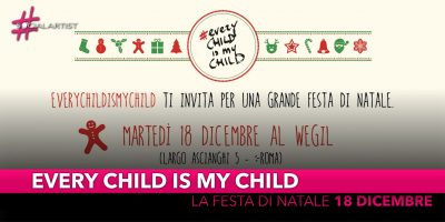 Every Child Is My Child, la festa di Natale il 18 dicembre