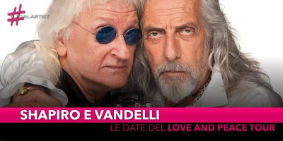 Shapiro e Vandelli, dal 10 dicembre partirà il “Love and Peace Tour” (DATE)