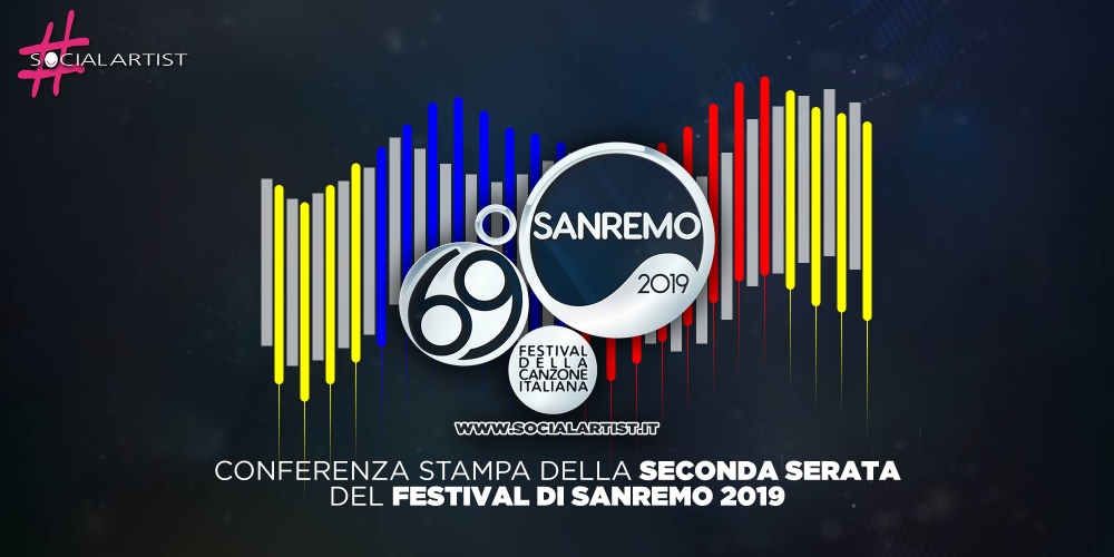 Sanremo 2019, la conferenza stampa della seconda serata del Festival