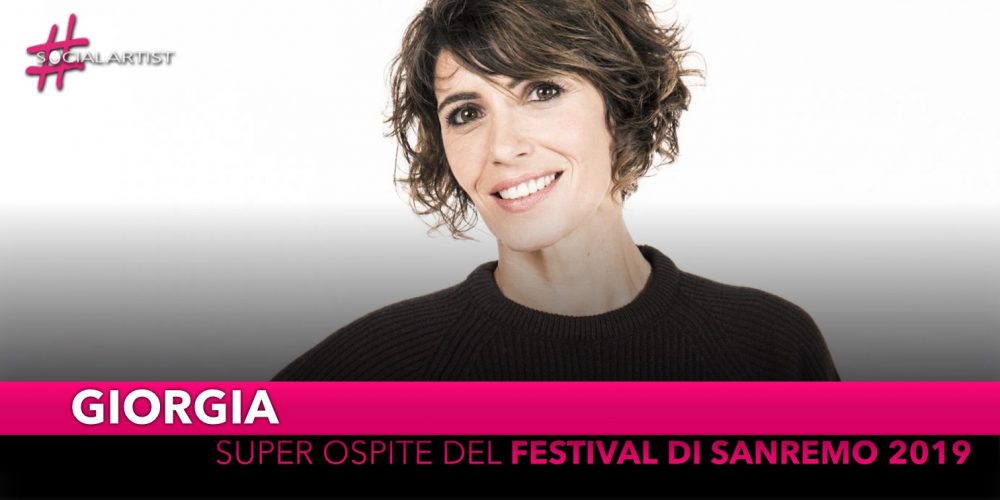 Giorgia, super ospite del Festival di Sanremo 2019