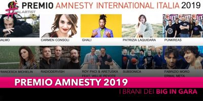 Premio Amnesty 2019, la miglior canzone sui diritti umani