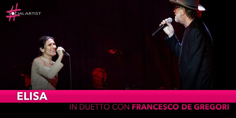 Elisa, duetto a sorpresa sul palco del “Diari aperti Tour” con Francesco De Gregori