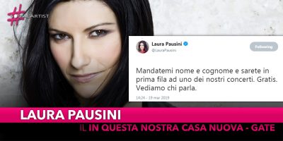 Laura Pausini, lo scandalo del “In questa nostra casa nuova – gate”