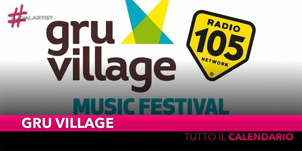 GruVillage 105 Music Festival, il cast della nuova edizione