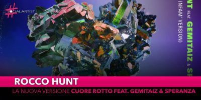 Rocco Hunt, da giovedì 18 aprile “Cuore rotto” feat. Gemitaiz & Speranza