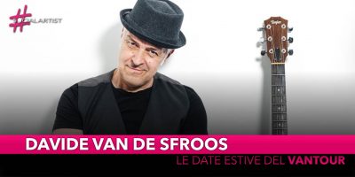 Davide Van de Sfroos, le prime date estive del “Vantour”