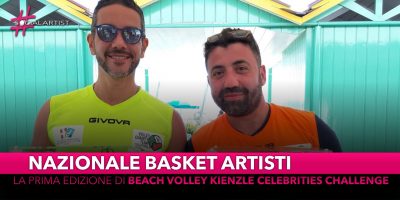 Nazionale Basket Artisti, è partito da Forte dei Marmi il primo “Beach Volley Kienzle Celebrities Challenge”