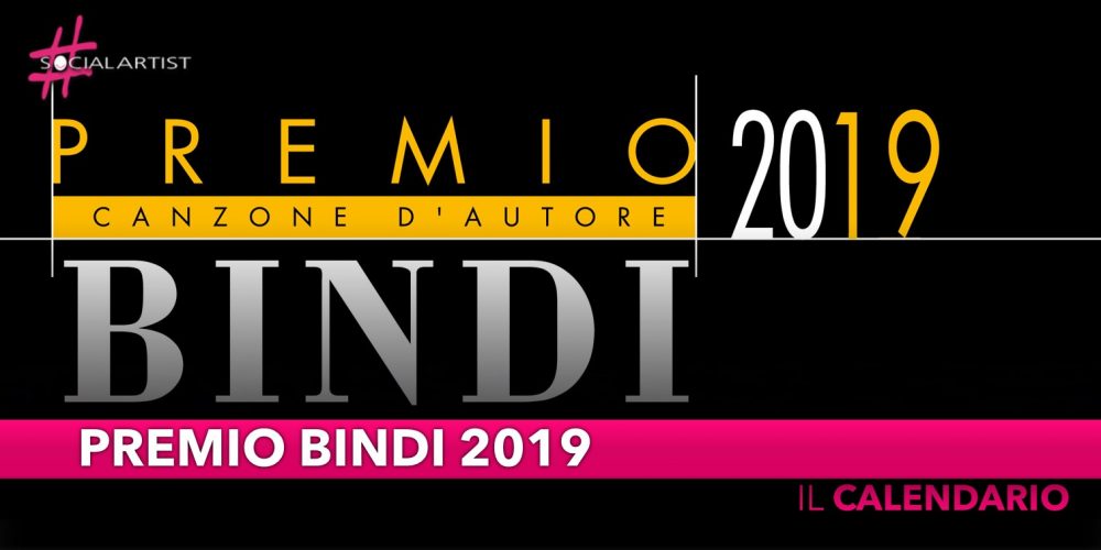 Premio Bindi 2019, una serata omaggio a Fabrizio De Andrè