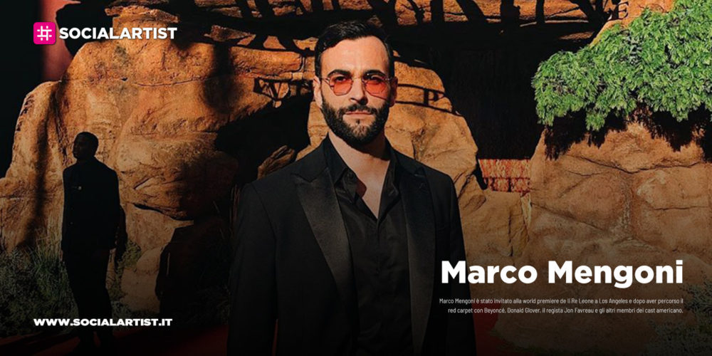 Marco Mengoni, a Los Angeles per la premiere de “Il Re Leone”