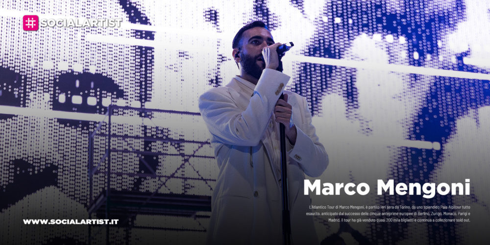 Marco Mengoni, la scaletta dell'”Atlantico Tour”