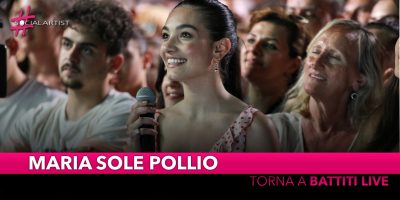 Maria Sole Pollio, dopo un anno incredibile torna a Battiti Live 2019