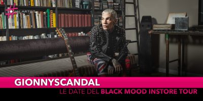 GionnyScandal, dal 6 settembre partirà il “Black Mood instore tour”