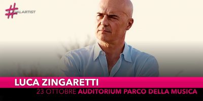 Luca Zingaretti, mercoledì 23 ottobre all’Auditorium Parco della Musica
