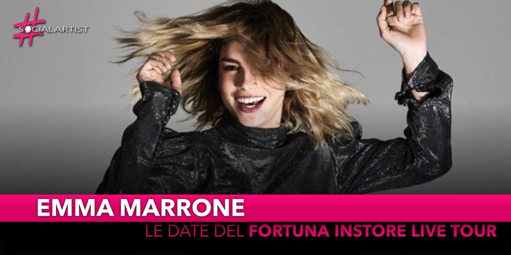 Emma Marrone, dal 25 ottobre partirà il “Fortuna Instore Live Tour”