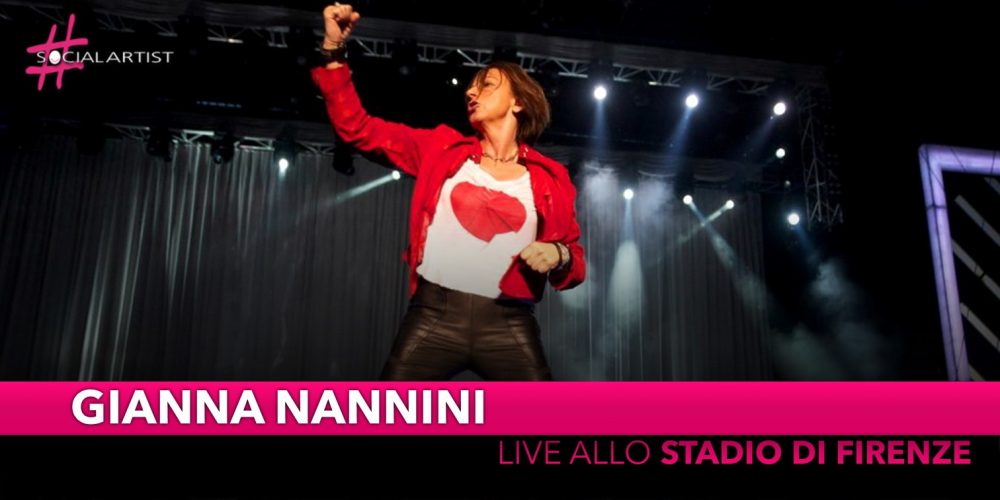Gianna Nannini, live allo stadio Artemio Franchi di Firenze