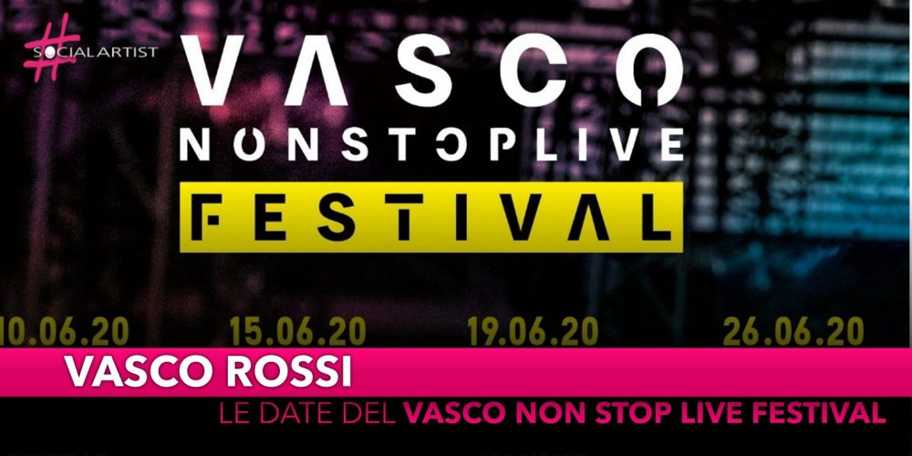 Vasco Rossi, le date del “Non Stop Live Festival”