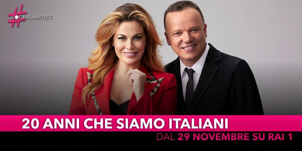 20 anni che siamo italiani, dal 29 novembre in prima serata su Rai 1