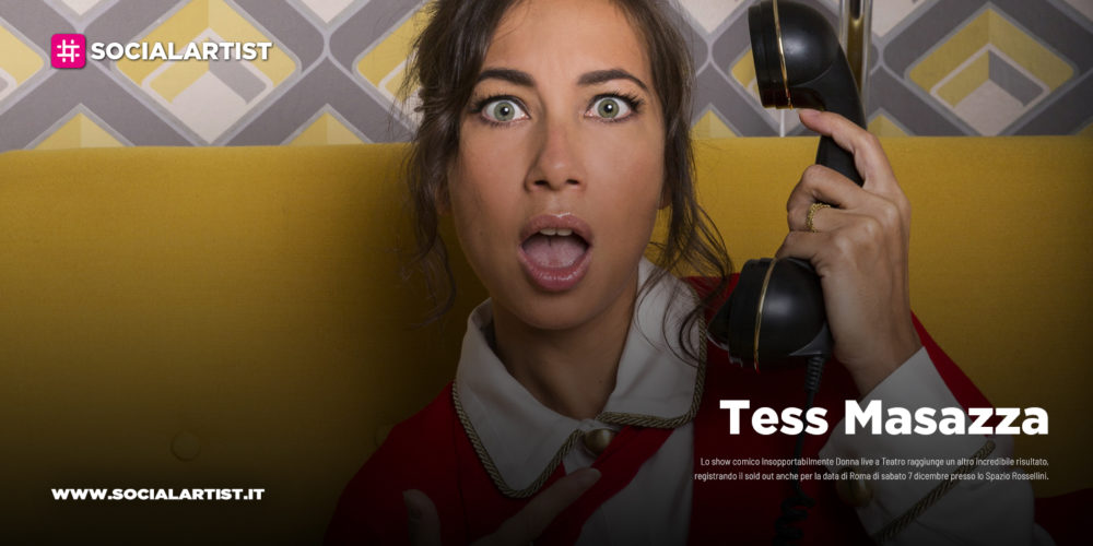 Tess Masazza, le date del “Insopportabilmente donna – Live a Teatro 2021”
