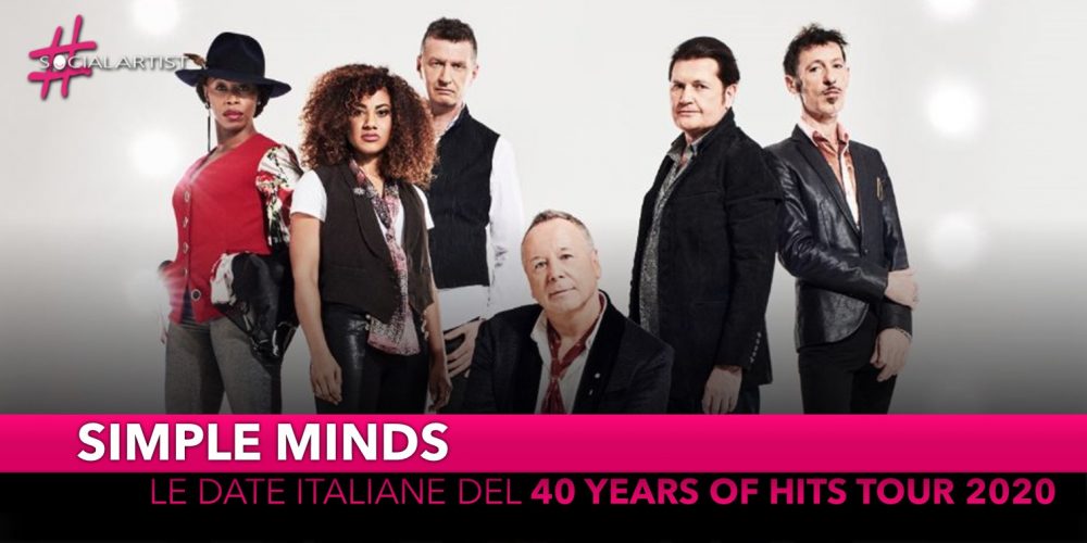Simple Minds, il “40 Years of Hits Tour 2020” farà tappa in Italia