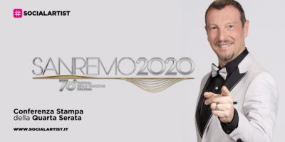 Sanremo 2020, la conferenza stampa della quarta serata