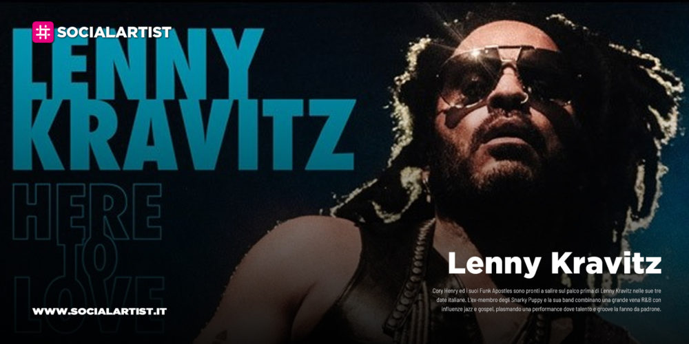 Lenny Kravitz, annunciate le date live italiane