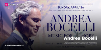Andrea Bocelli, domenica 12 aprile in diretta streaming