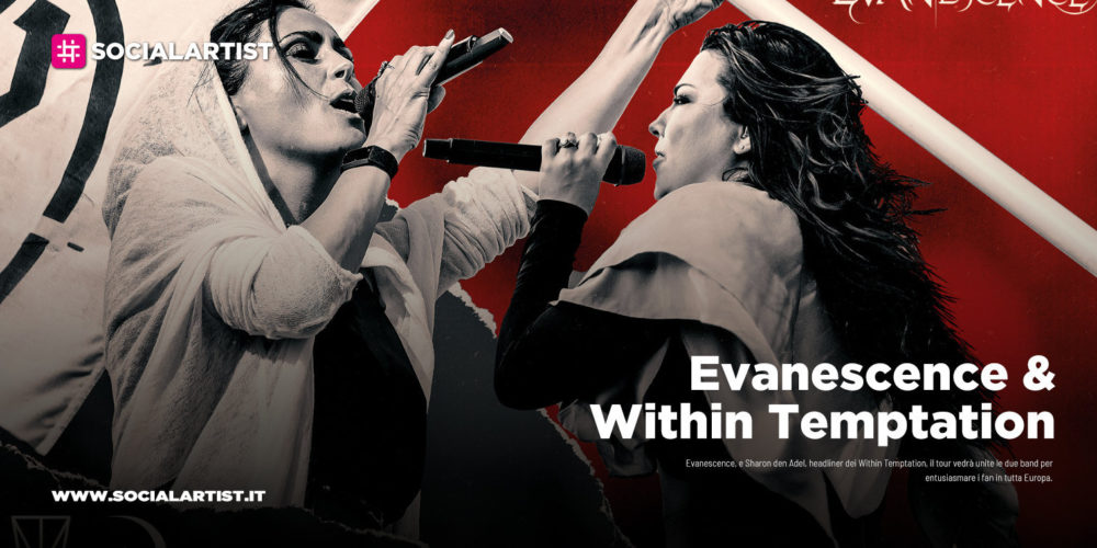 Evanescence & Within Temptation, annunciata la data  italiana del “Worlds Collide Tour”