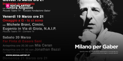 Milano per Gaber, dal 18 marzo la nuova edizione